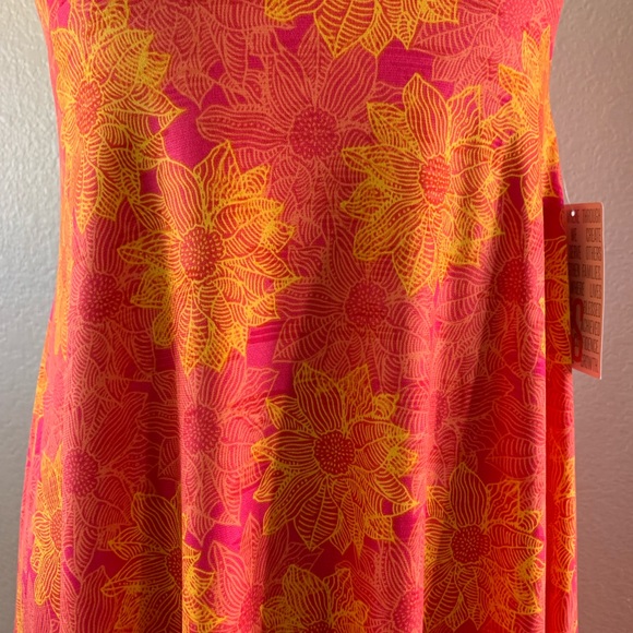 XS Lularoe Maxi Skirt Dress Summer pink floral - Picture 2 of 7
